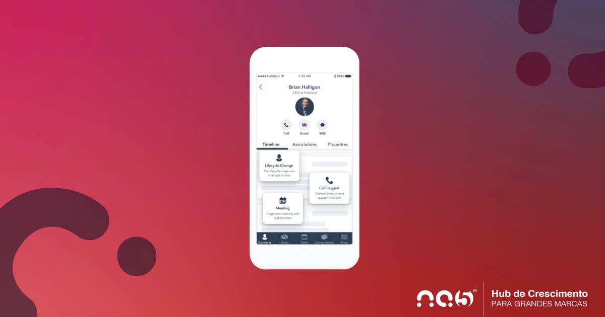 Novidades HubSpot Um novo visual para o HubSpot Mobile • NA5
