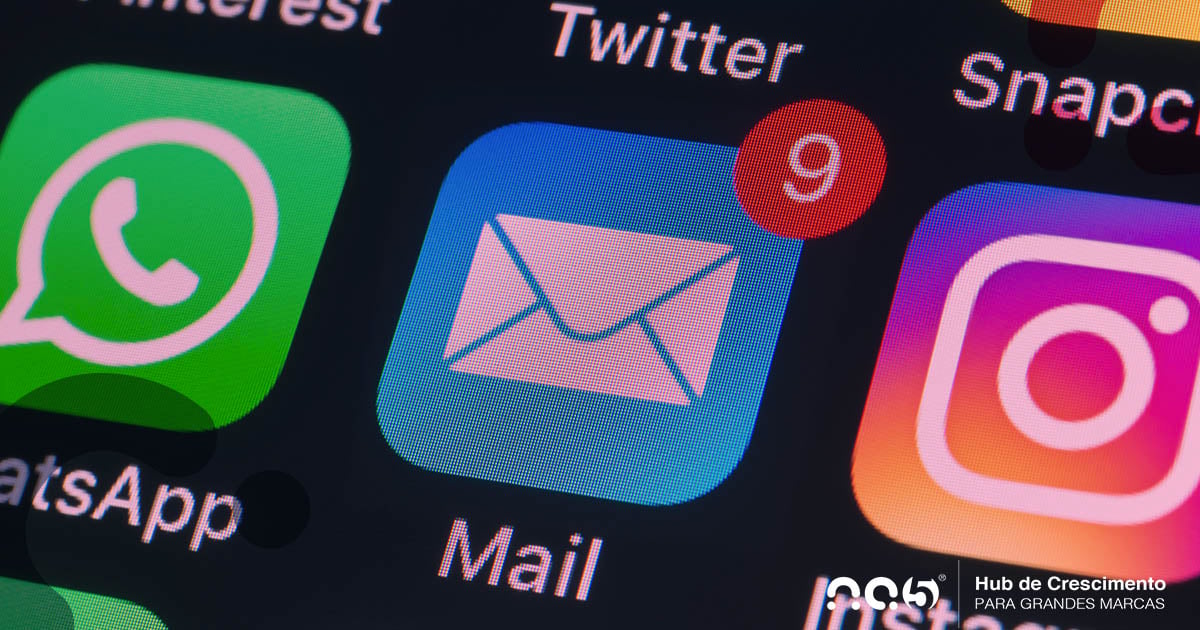 Mais importante que o email