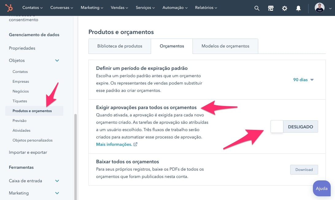 ativar-processo-de-aprovacao-hubspot-orcamentos