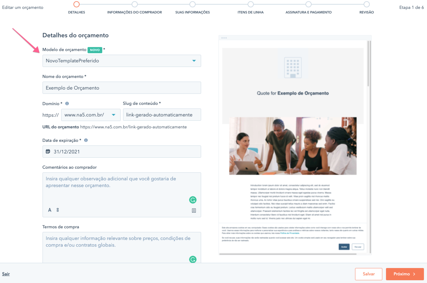modelo-proposta-hubspot-disponivel-para-escolha