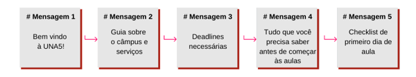 Workflow para envio de SMS em Universidades