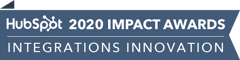 HubSpot Impact Awards 2020 - Integrations Innovation