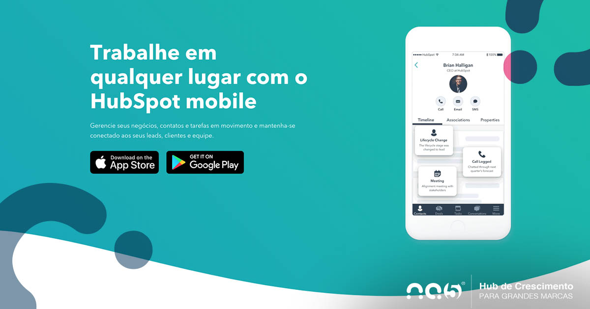 Novidades HubSpot: Um novo visual para o HubSpot Mobile