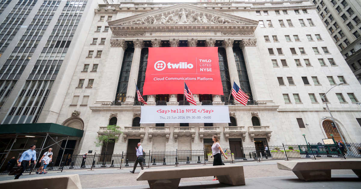 Texto alternativo: Prédio da Twilio, em Nova York.